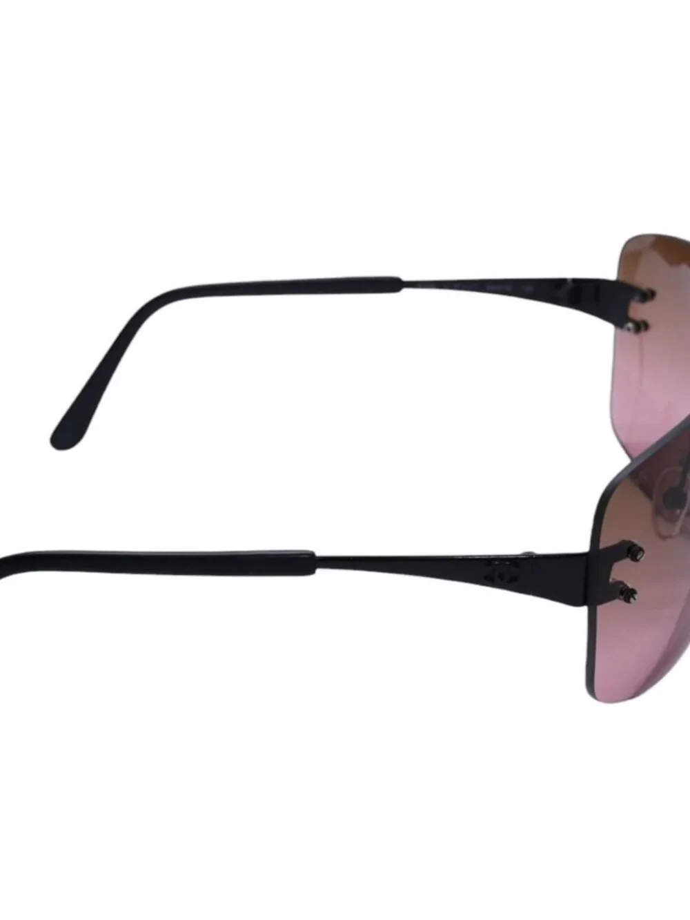 Chanel Rimless Sunglasses Eyewear CC Logo Gradient
